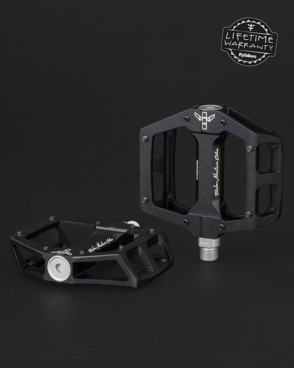 Fly Ruben Aluminum Pedals (Flat Black)