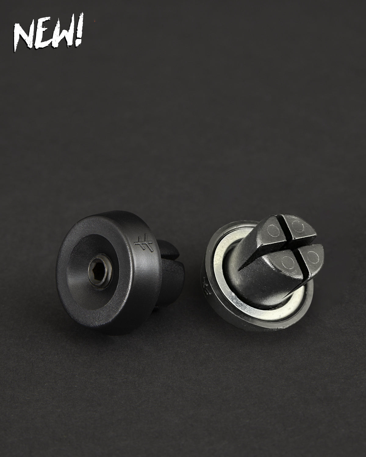 Fly Volcano Frame Fly Volcano Nylon Bar Ends (Flat Black) | 5150 BMX