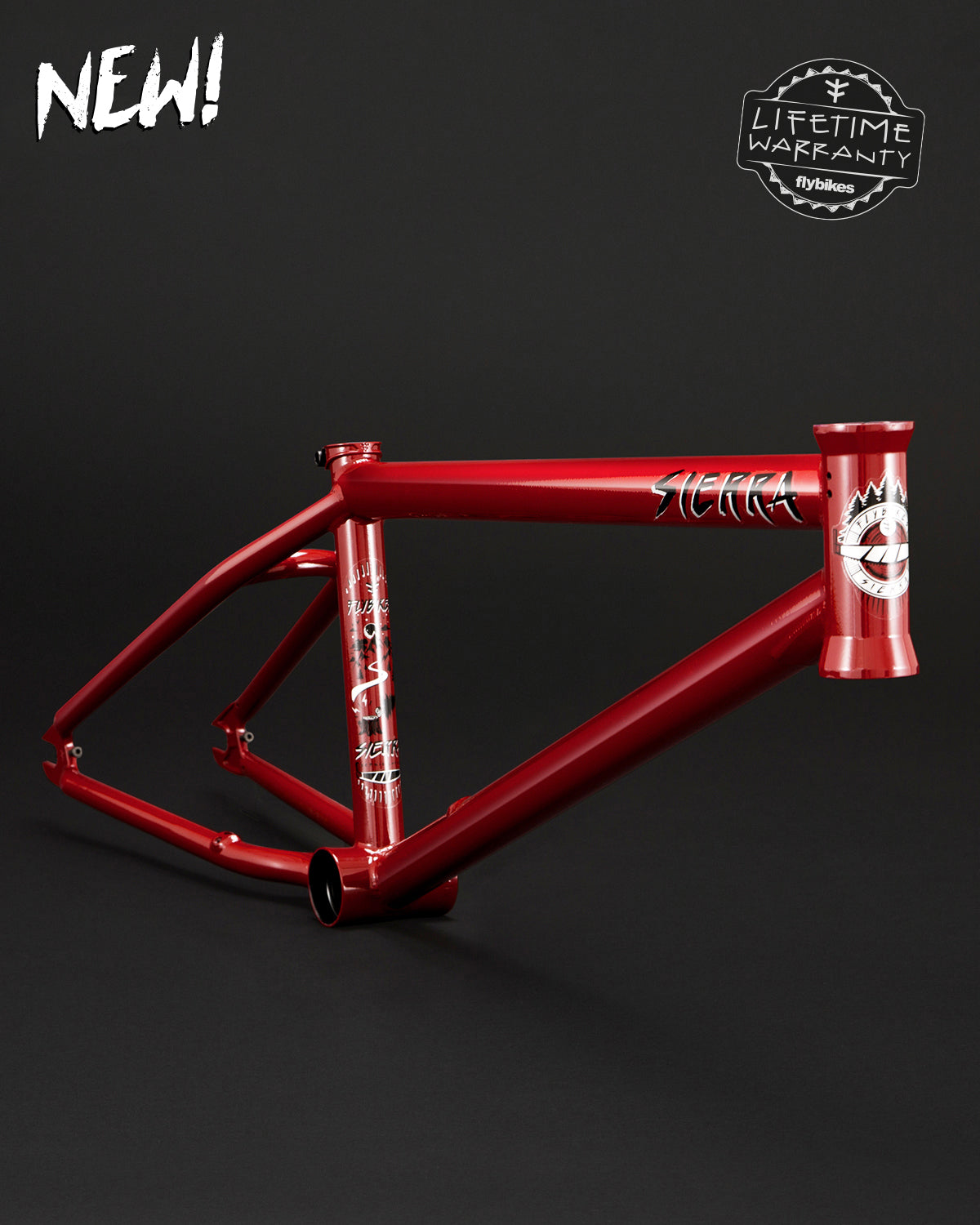 Fly Sierra Frame (Dark Red)