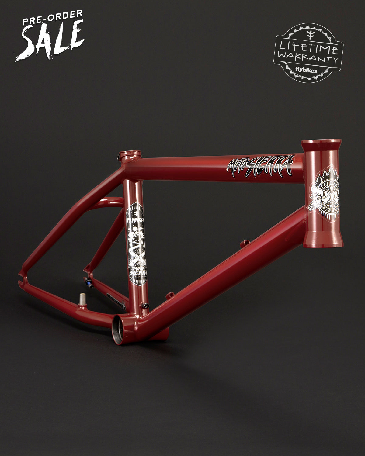 Fly Motosierra Frame (Gloss Dark Red)