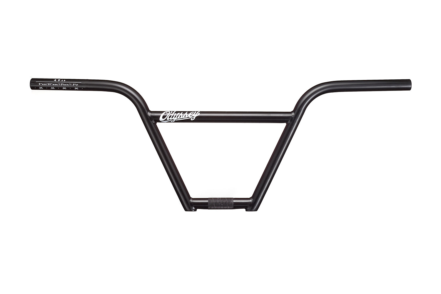 Odyssey 49er 9" 4pc Bar (Rustproof Black) - Available at 5150bmx.com