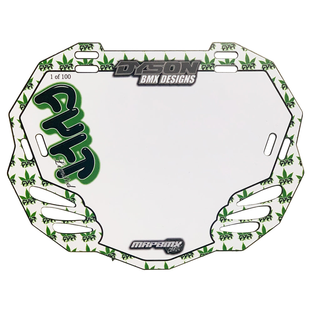 Race Number Plate available at 5150bmx.com