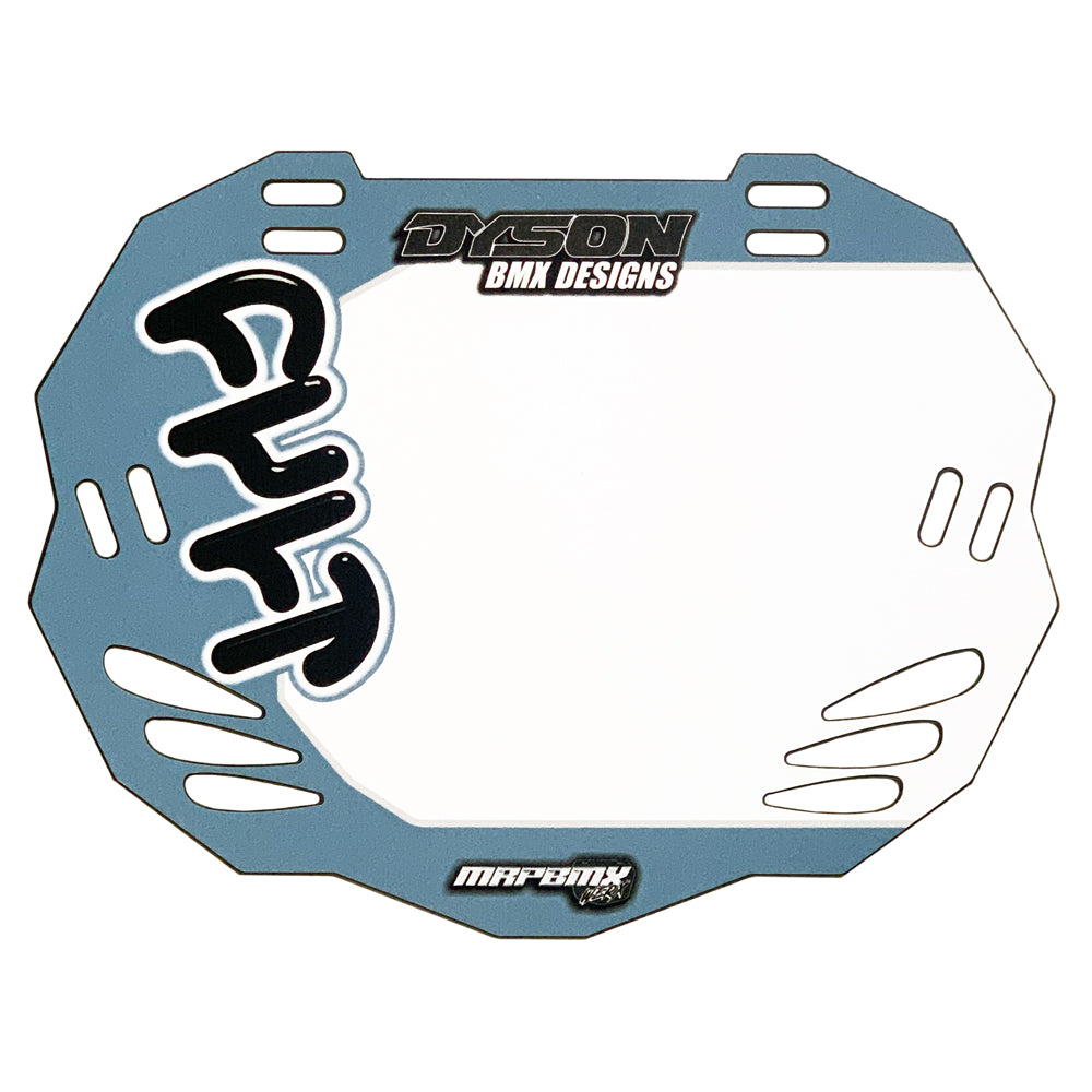Dyson BMX Designs Race Number Plate