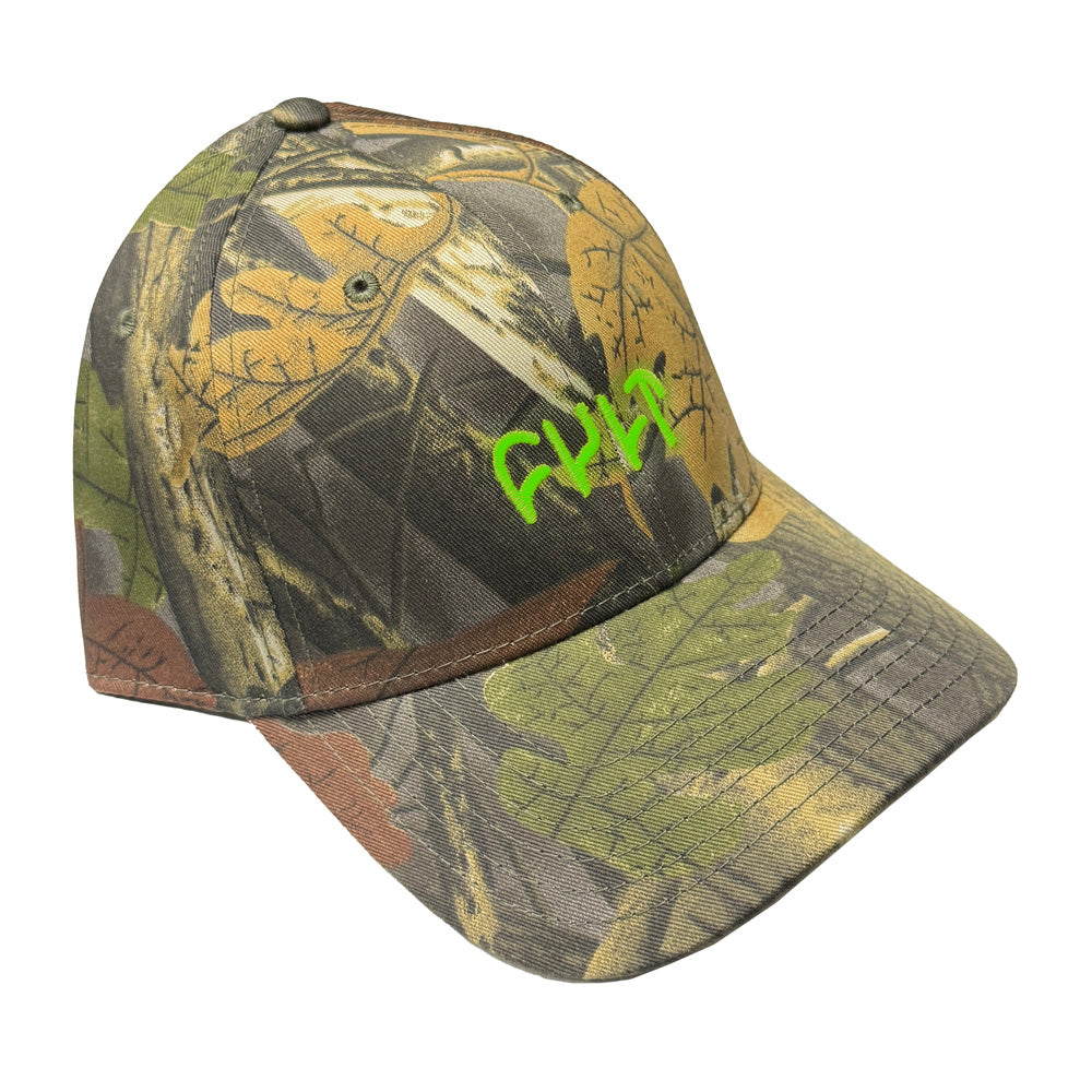 Real Tree Father Cap - neon green available at 5150bmx.com