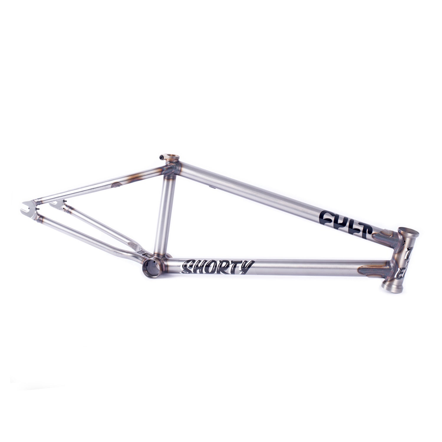 Shorty Frame / clear coat raw available at 5150bmx.com