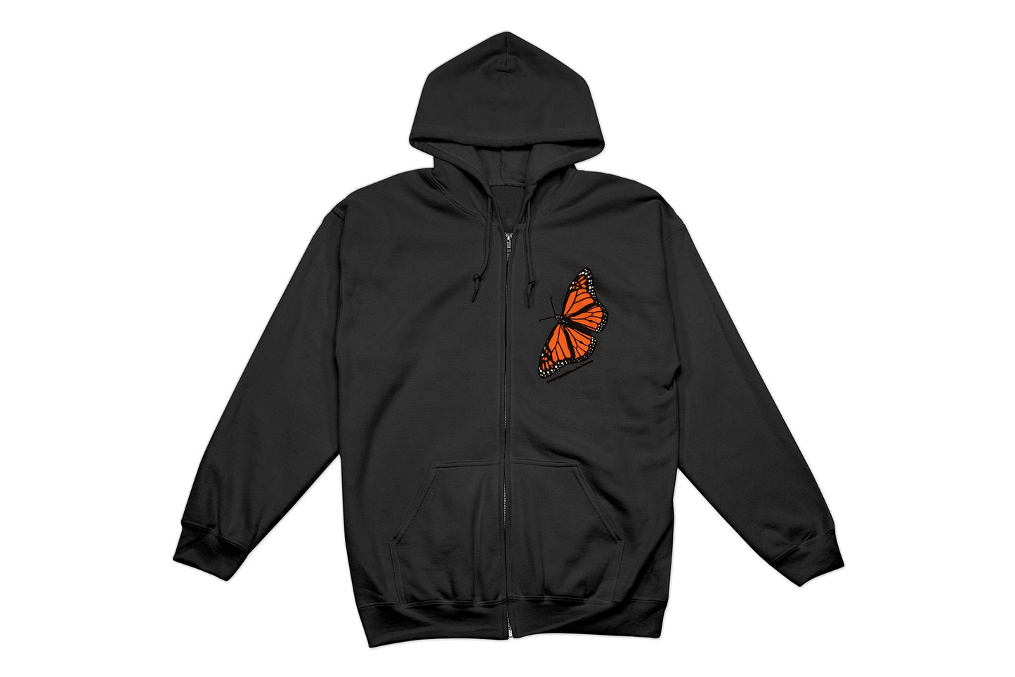 Sunday x Burn Slow Solo Flight Zipper Hoody (Black) available at 5150bmx.com