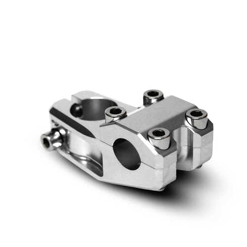 Blank CNC - Anodized Silver Stem available at 5150bmx.com