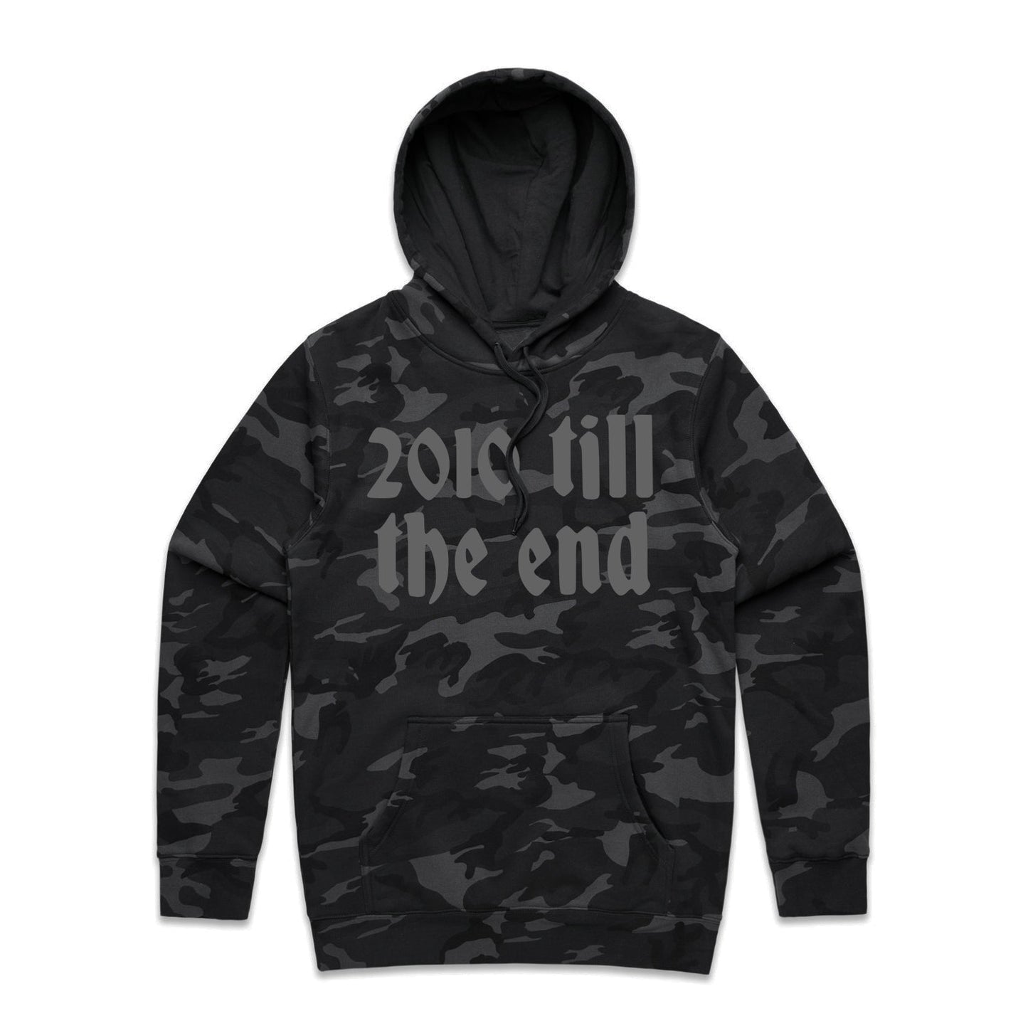 Till the End Hoodie / black camo available at 5150bmx.com
