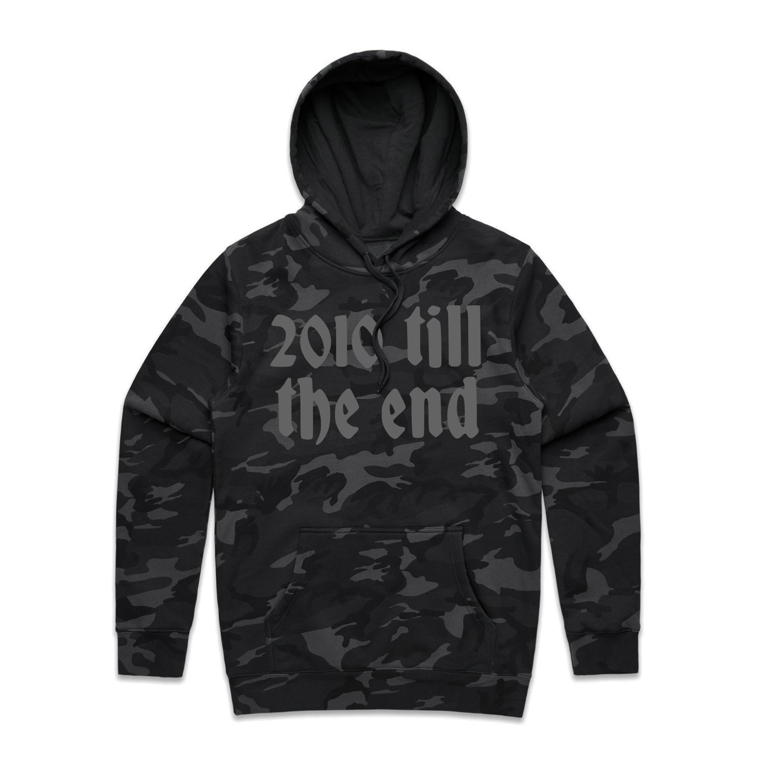 Till the End Hoodie / black camo available at 5150bmx.com