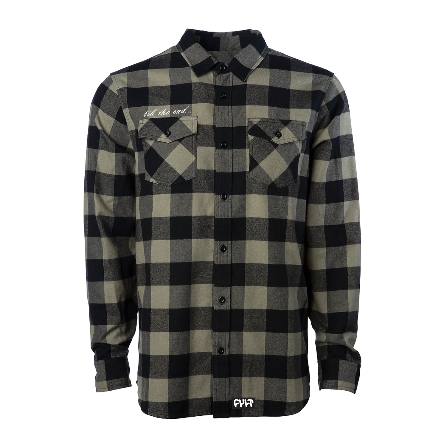 Till the End Flannel available at 5150bmx.com