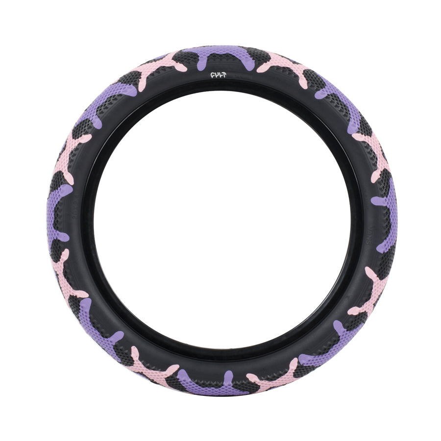 Vans x Cult Tire 20" / purps camo (single) available at 5150bmx.com