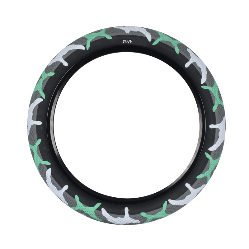 Vans x Cult Tire 20" / teal camo (single) available at 5150bmx.com