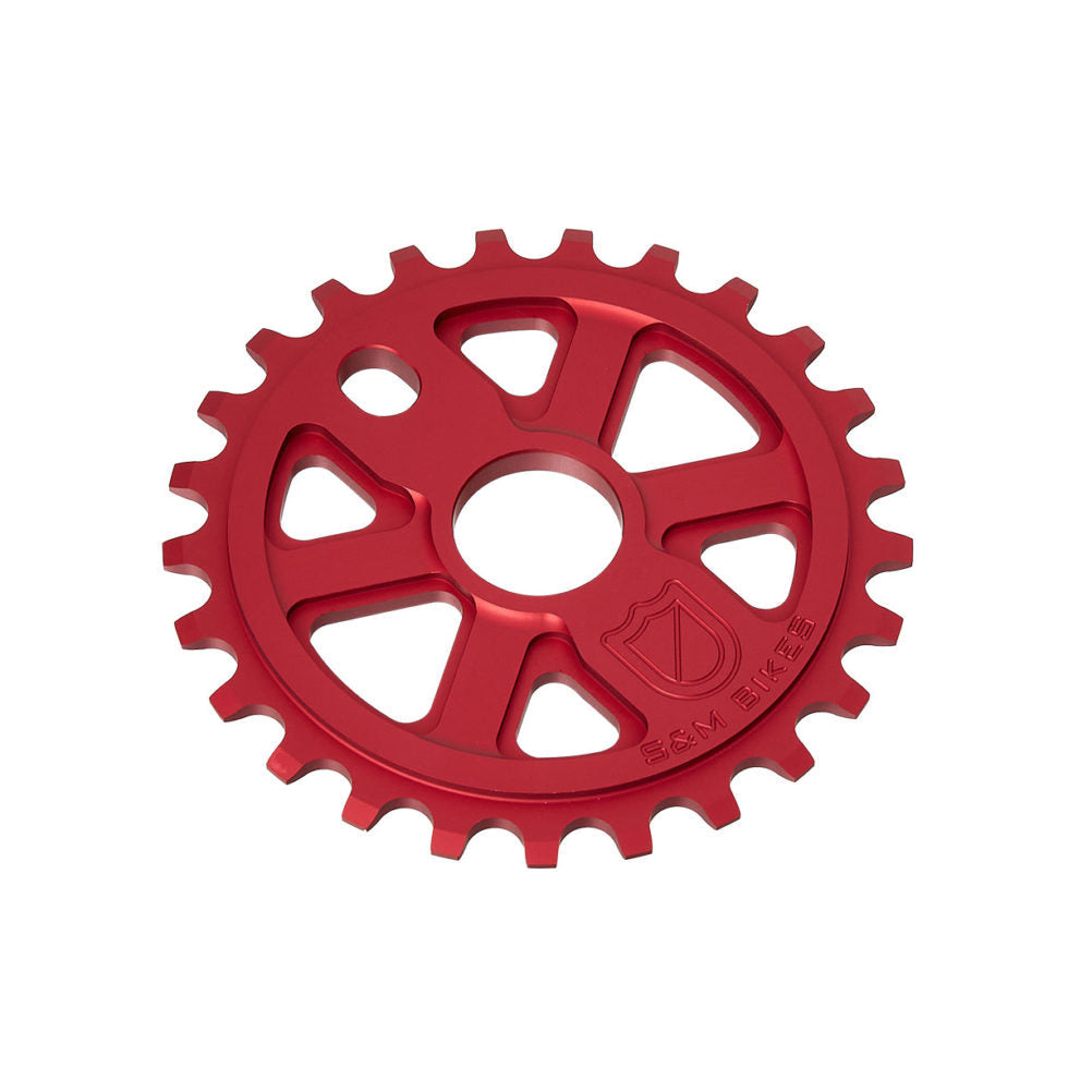 S&M X MAN SPROCKET BLOOD RED 25T | 5150 BMX