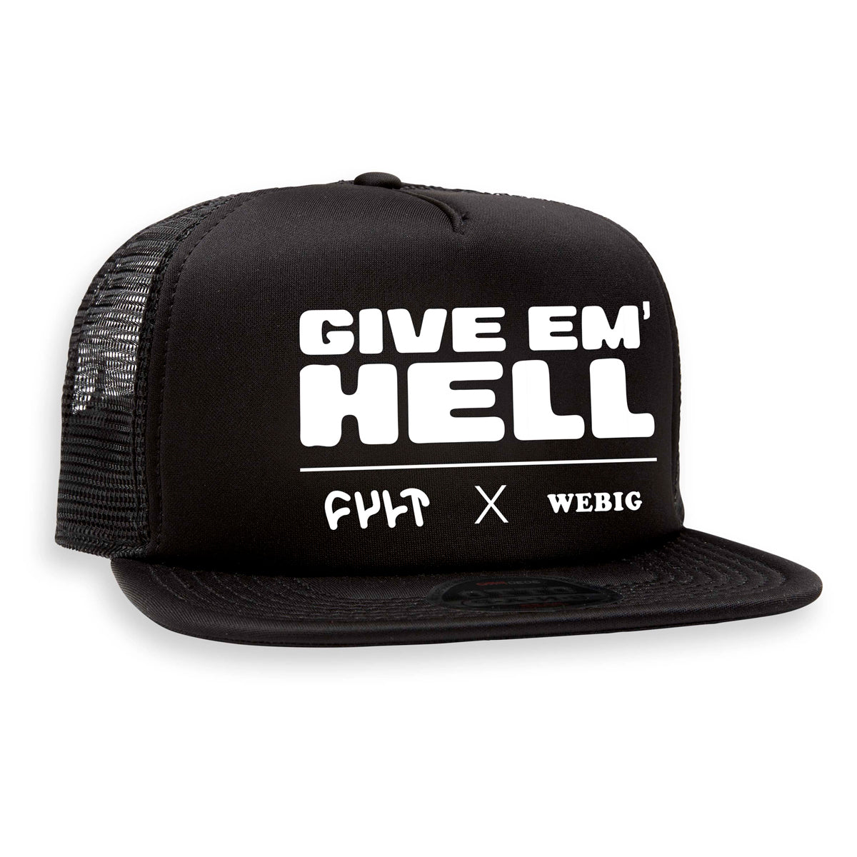 Cult x Webig Give Em' Hell Trucker