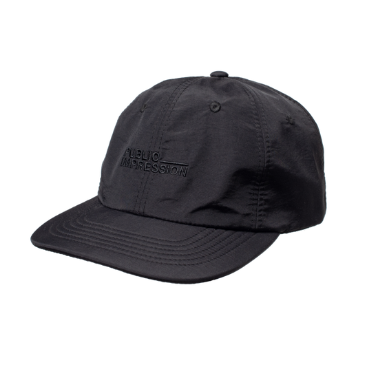 Public Impression / Crushable Brim 6 Panel / black