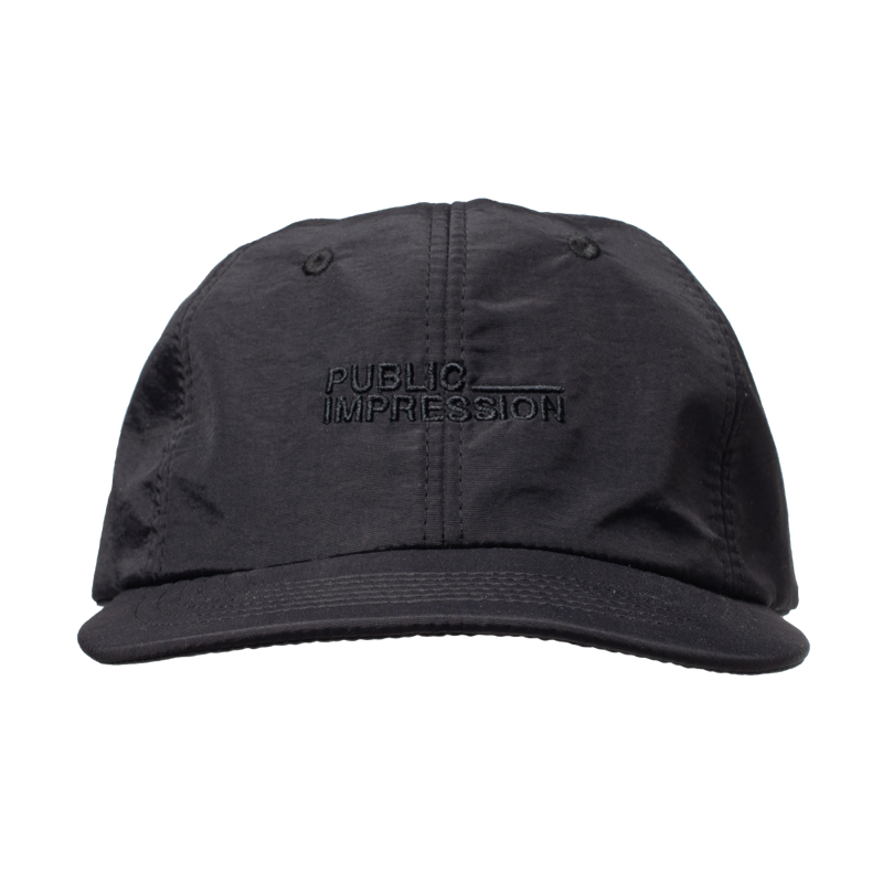 Public Impression / Crushable Brim 6 Panel / black