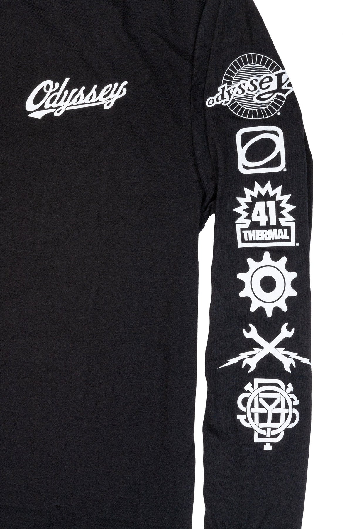 Odyssey History Long Sleeve (Black with White Ink)
