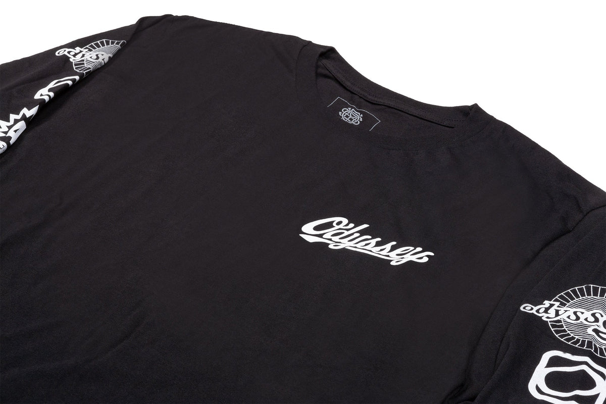 Odyssey History Long Sleeve (Black with White Ink)