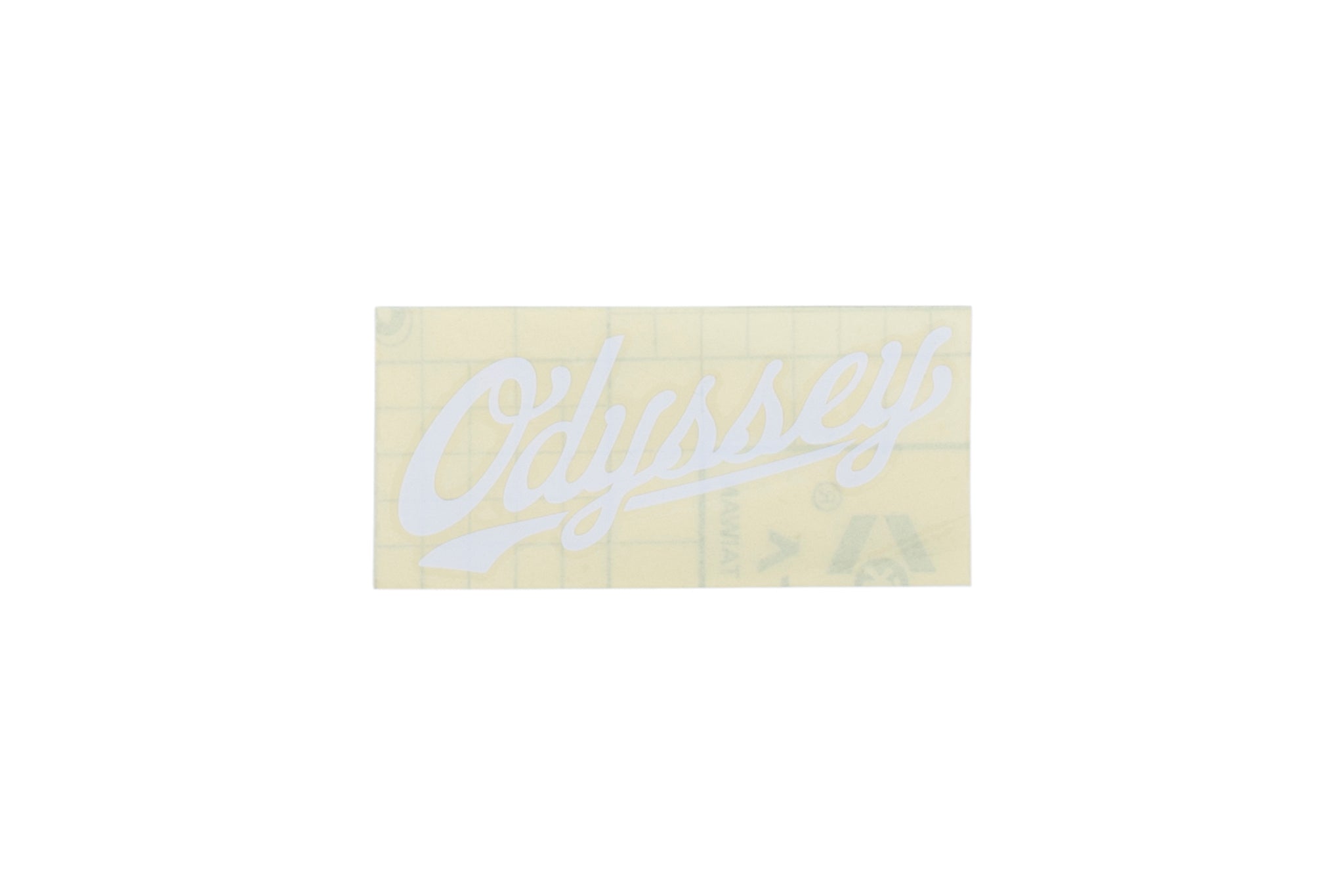 Slugger Die-Cut Sticker (White)