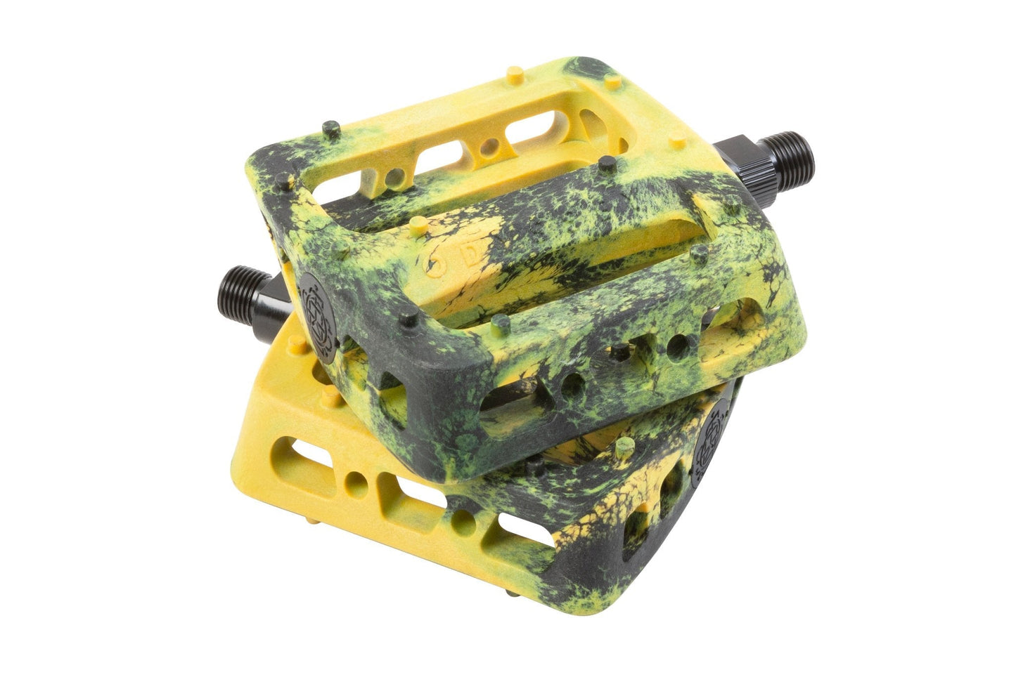 Odyssey Twisted Pro PC Pedals (Mustard/Black Swirl)