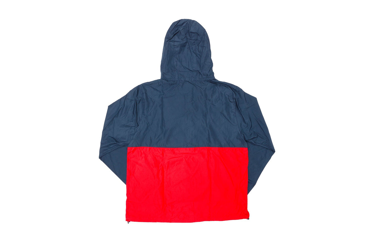 Odyssey Monogram Hooded Windbreaker Jacket (Navy/Cardinal)