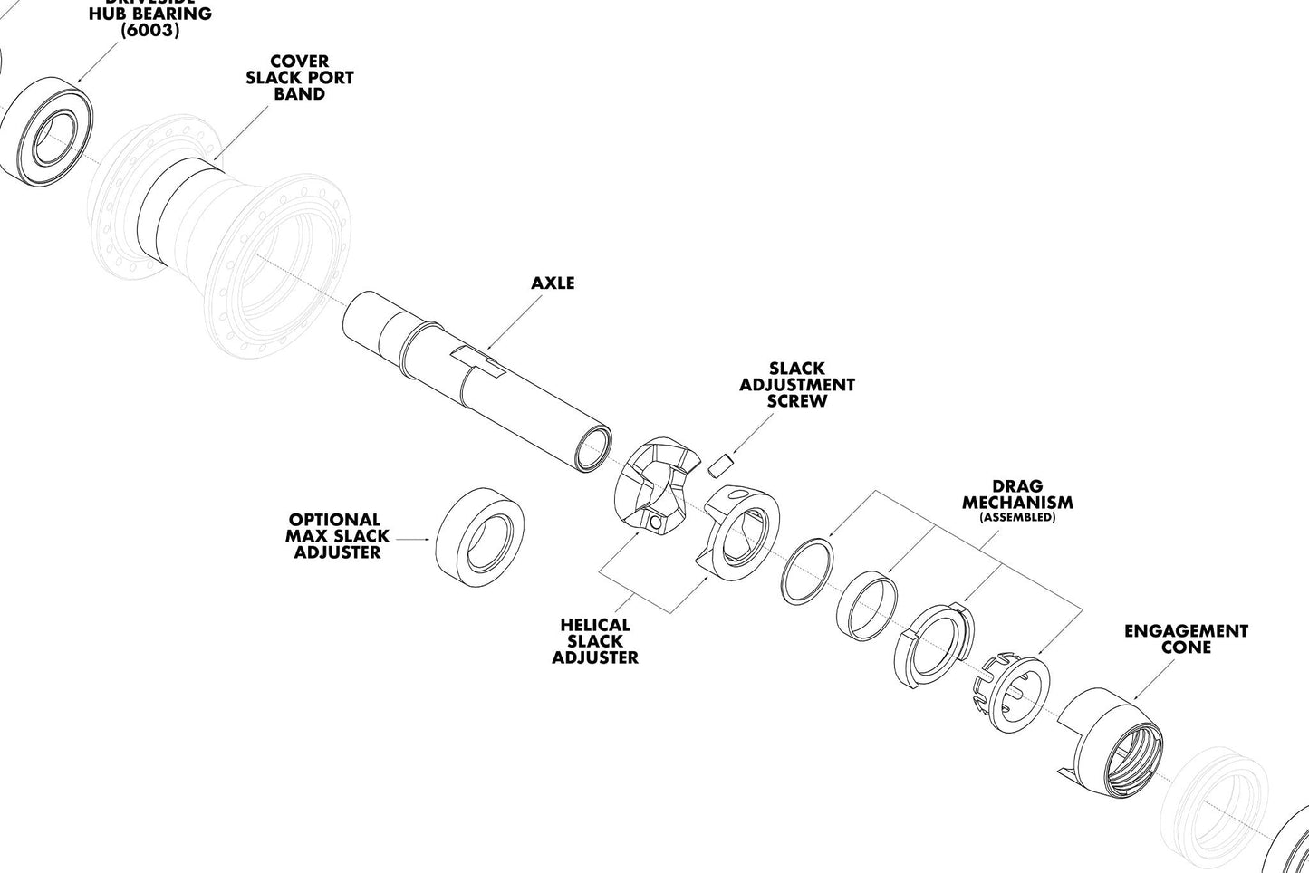 Odyssey Clutch Freecoaster Hub Parts (v1/v2)