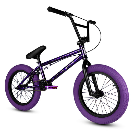 Elite Bmx Pee Wee 18" Bike - Purple Carnage