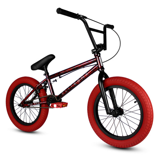 Elite Bmx Pee Wee 18" Bike- Red Carnage