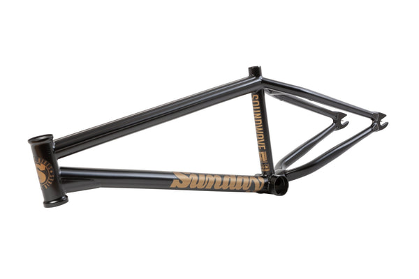 Sunday Soundwave v3 Frame (Matte Black with Gold Stickers) | 5150 BMX