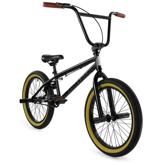 Elite Bmx Stealth Bike - Black Gum