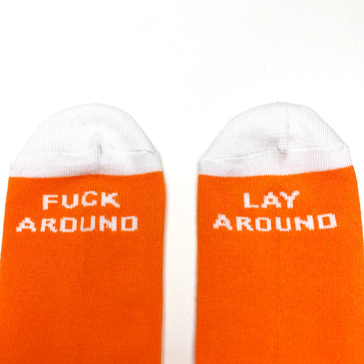 Big Logo Socks / orange