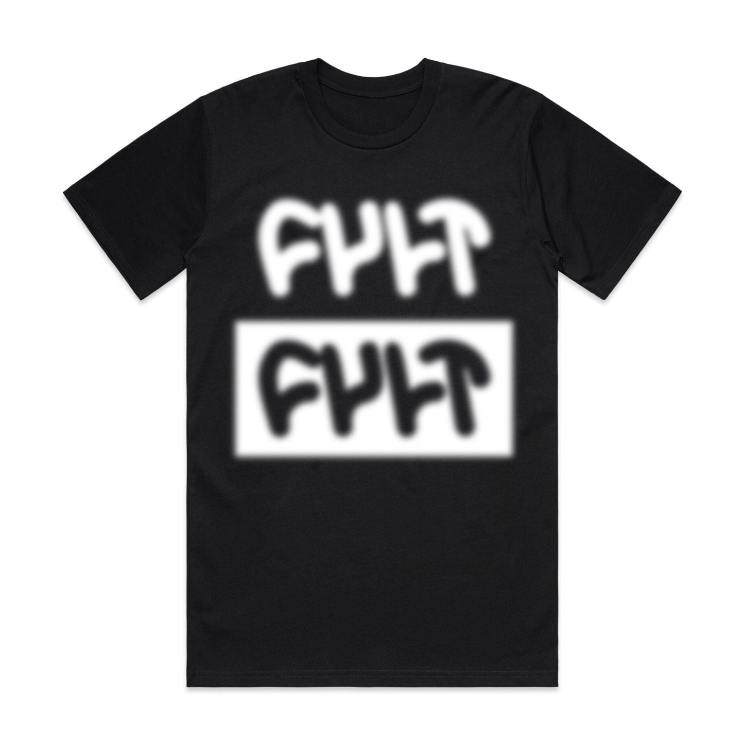 Blurred Tee / black