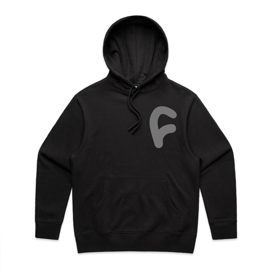 C Logo Hoodie / black