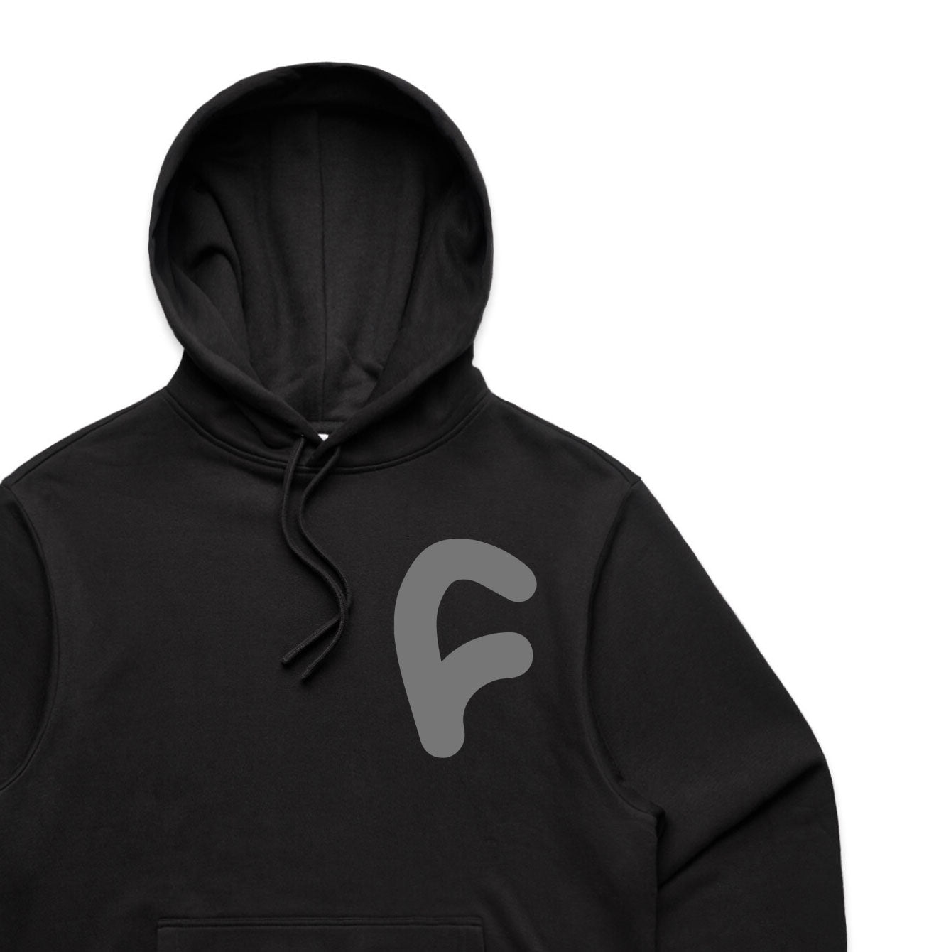 C Logo Hoodie / black