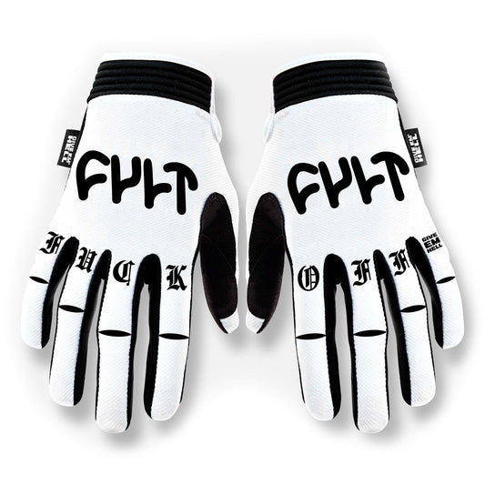 Cult x Webig Race Gloves / White