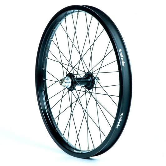 TALL ORDER DYNAMICS FRONT WHEEL - BLACK WITH SILVER SPOKE NIPPLES