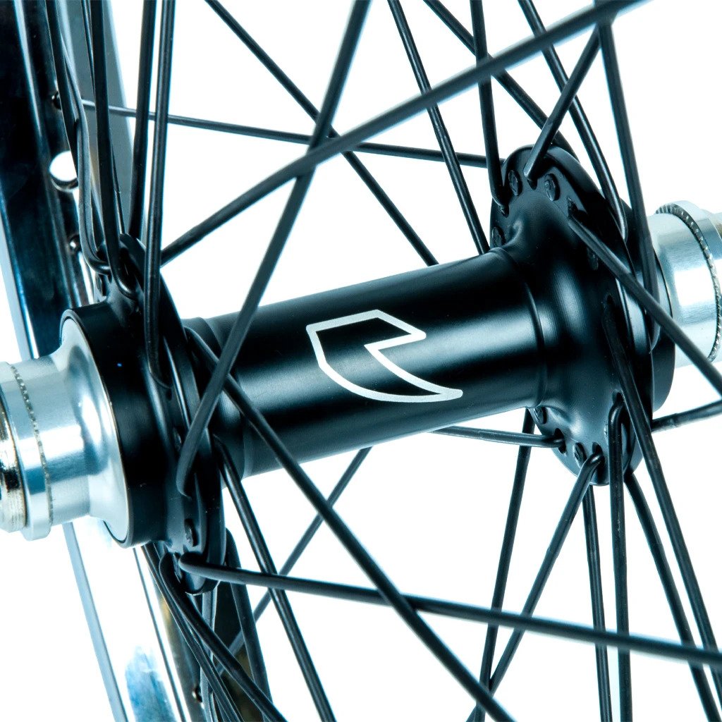 DYNAMICS FRONT WHEEL - BLACK HUB WITH CHROME RIM