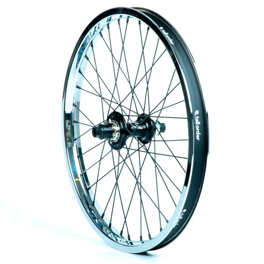 DYNAMICS LHD CASSETTE WHEEL - BLACK WITH CHROME RIM