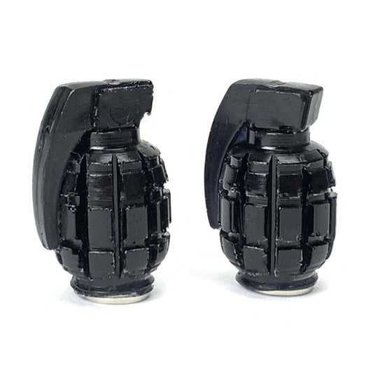 Grenade valve caps / black