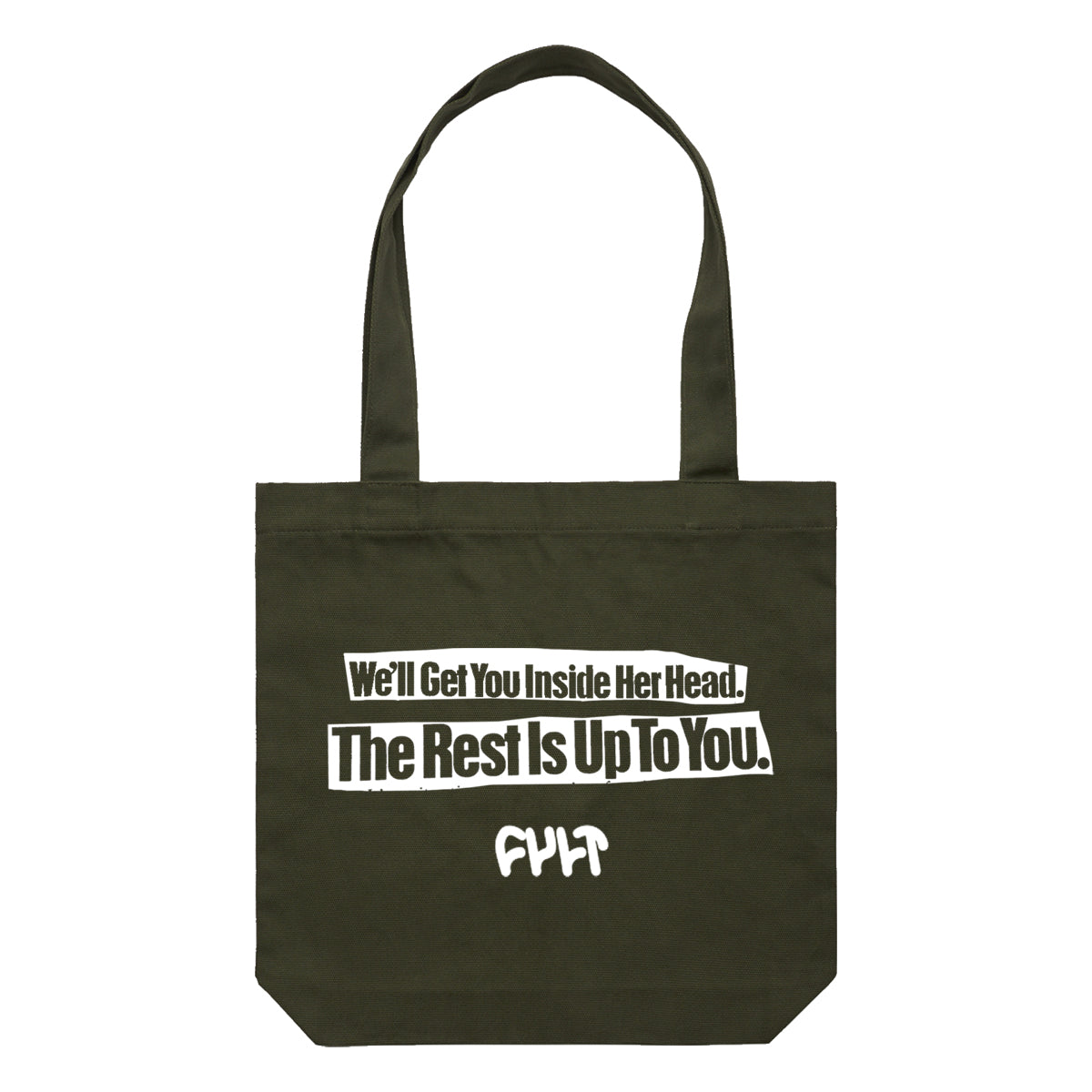 Cult Inside her Head Tote Bag