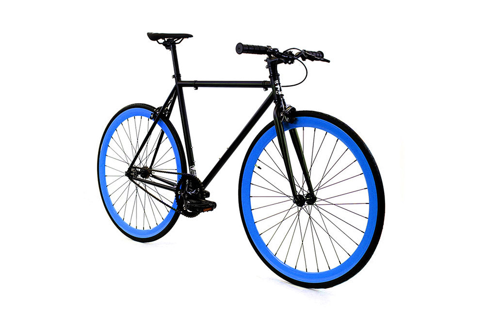 GOLDEN CYCLES MAGIC COMPLETE BIKE BLACK w/BLUE RIMS