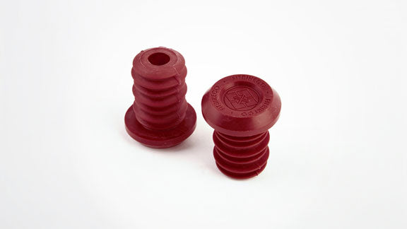 FIT PUSH IN BAR PLUGS PAIR DARK RED