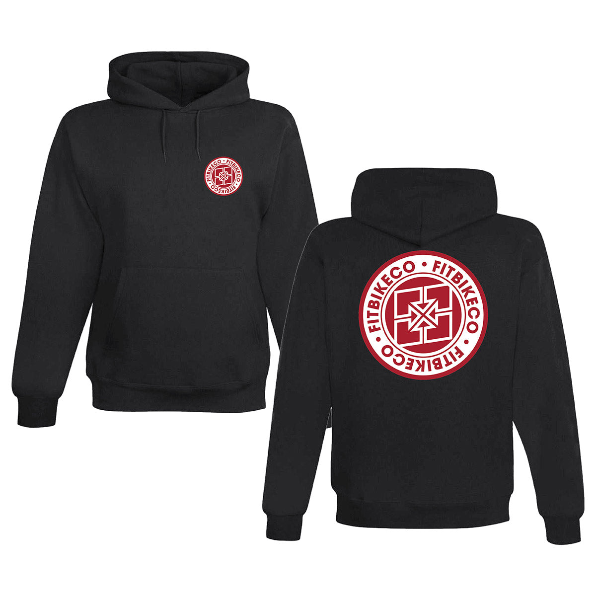 FIT TARGET HOODIE - BLACK - SMALL