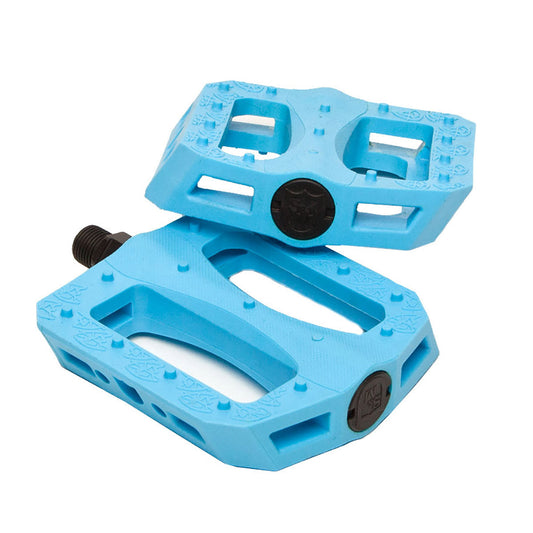 S&M HODER BTM PEDALS CYAN BLUE