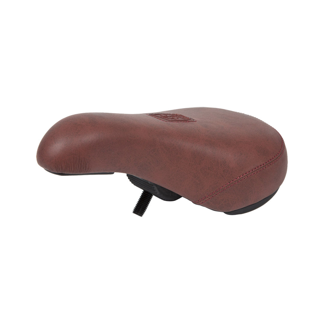 FIT BARSTOOL SEAT BROWN SYNTHETIC LEATHER