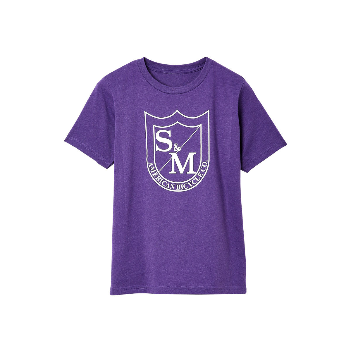 S&M KIDS BIG SHIELD PURPLE RUSH W/WHITE PRINT MEDIUM