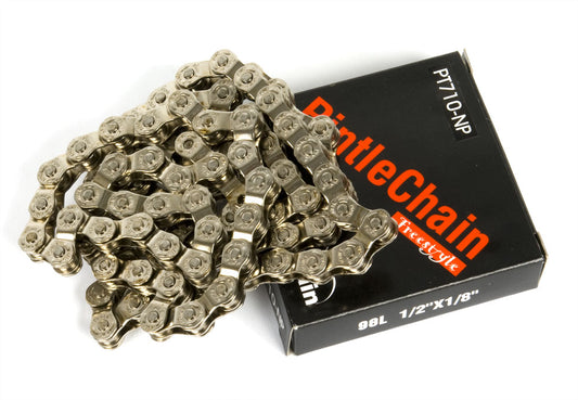 KMC HALF-LINK CHAIN NICKLE 100 LINKS