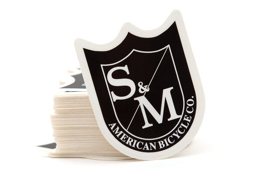 MED SHIELD STICKERS, BLACK/WHT, 100 PACK