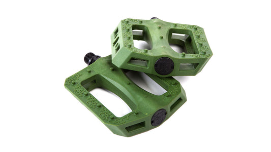 S&M HODER BTM PEDALS DARK GREEN