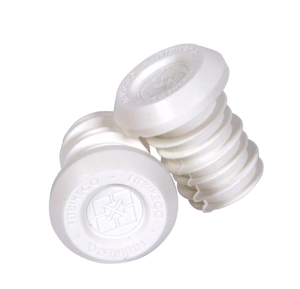 FIT PUSH IN BAR PLUGS PAIR WHITE